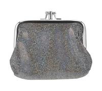iplusmile Vintage Kiss Lock Small Change Purse for Women, Compact Mini Wallet with Alloy Frame and Fake Leather Material, for Formal Occasions and Daily Commutes