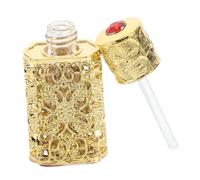 iplusmile Vintage Perfume Bottle with Intricate Dubai Inspired Hollow Patterns Refillable Decorative Fragrance Dispenser for Travel and DIY Scent Storage