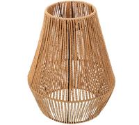 iplusmile Vintage Rustic Lamp Shade Made of Paper String, Simple Handmade Pendant Lamp Shade for Kitchen and Living Room, Ceiling Light Cover for Bedroom and Dining Areas