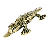 iplusmile Vintage Solid Brass Animal Statue Miniature Figurine Retro Desktop Decoration Craftsmanship with Smooth Surface and Stable Design for Home Office