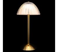 iplusmile Vintage USB Rechargeable LED Table Lamp with Touch Sensor, Dimmable Night Light for Bedroom, Bar, Coffee Shop, and Outdoor Use, Retro Mushroom Bedside Lamp