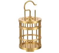 iplusmile Vintage with Safe Design Made of Copper Stylish Bird Cage Hanging and Creative Shape Decorative Bird Nest Cage for Pet Owners