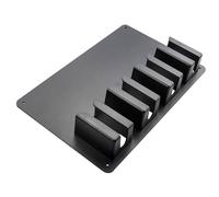 iplusmile Wall Mounted Hair Clipper Holder Organizer Multi Functional Storage Stand for Electric Clippers and Guide Combs Secure Comb Capacity Suitable for Barber Shops and Home Use Modern