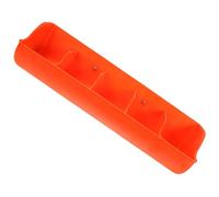 iplusmile Wall-mounted Pig Feeding Trough Livestock Feeder Plastic Multi-slot Trough 22.01x6.29x5.11in Suitable for Pig Farms with Rounded Edges and Screws