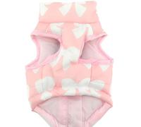 iplusmile Waterproof Pink Dog Apparel Cotton Winter Vest with Expanded Wrapping Protection for Pet Dogs Doing Sports in Autumn Warm Cold Weather Coat