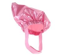 iplusmile Waterproof Red Medium Puppy Shower Hat with Ear Covers, Portable Dog Bath Cap for Bathing and Ear Protection, Reusable Pet Shower Supplies for Small Dogs and Cats