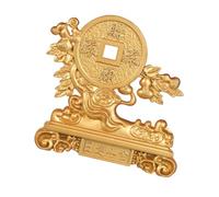 iplusmile Wealth Bonsai Tree Feng Shui Money Tree Ornament for Home Office Store Golden Coin Prosperity Decoration Chinese Year Luck Figurine Business Opening