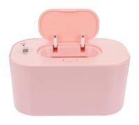 iplusmile Wet Wipe Warmer with Heating Design and Temperature Adjustment, Portable Pink Wet Tissue Warmer Made of Sturdy Pp and Abs, for Keeping Wipes Warm at Home the Go