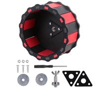 iplusmile Wheel Steel Small Hamster and Quiet for Exercise Pets Mice Relieve Red Ecological Board Material with Axle, Fun Exercises to Boredom and Stress Jogging Animal