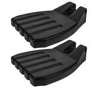 iplusmile Wheelchair Footrest Replacement 2pcs Elevating Footplates Portable Wheelchair Leg Rest for Elderly Patient Mobility Aid