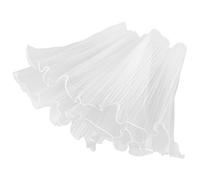 iplusmile White Wrinkled Wave Floral Bouquet Wrapping Gauze Tulle Roll 30cm X 4.5m Decorative Floral Wrap for Florist Supplies and DIY Craft Wrapping