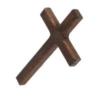 iplusmile Wooden Cross for Prayer Mini Cross for Religious Display Elegant Design Realistic Church Scene for Church Scene and Placing on Shelves