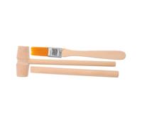 iplusmile Wooden Dig Tool with Hammer Brush for Excavation Educational Archaeological Dig Kit for Boys Explore Gemstones and Develop Practical Skills