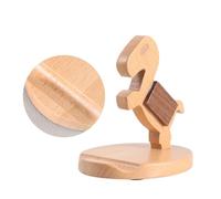 iplusmile Wooden Horse Shape Phone Holder for Desktop and Bedroom Use