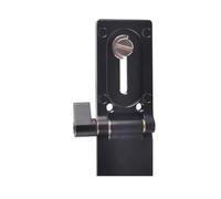 iplusmile Z-flex Tilt Shape Tripod Mount with Wing-nut Locking Quick Release Plate for Dslr Camera Rig and Slider Rail, Portable Lightweight Aluminum Alloy Design