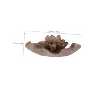 iplusmile Zen Style Incense Tray with Handmade Multi Function Decorative Incense Burner and Base for Cone Stick and Tealight Suitable for Home Tearoom Meditation and Gift Use
