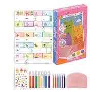 IPNSDON I PCS Scratch Art Kids Paint Kit Rainbow,Scratches Painting Craft Kit for Girls Boys Rainbow Scratching Art Postcard Set for Kids Rainbow Scratch Painting Set Kids' Paper Craft Kits