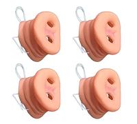 iPobie 4pcs Pig Nose Costume Accessory Animal Pig Mask Halloween Party Costume M Rubber, Rubber，M