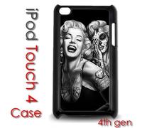 IPod Touch 4 4th gen Touch Plastic Case - Marilyn Monroe Day of the Dead Dia de los muertos