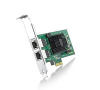 ipolex 1.25G Ethernet Network Card, 2x RJ45+ Port, 10GbE NIC with Intel 82571 Controller, Support Windows Server/Windows/Linux/VMware (Not Support Windows XP, VMware ESXi 7.0, Mac OS)