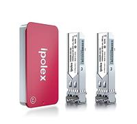 ipolex 1.25G SFP Multimode LC Transceiver, 1000Base-SX Mini GBIC Module Compatible with Cisco GLC-SX-MMD, Meraki MA-SFP-1GB-SX, Ubiquiti UF-MM-1G, Mikrotik etc. (MMF, 850-nm, up to 550 meters) 2-Pack.