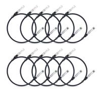 ipolex 10 PCS 10Gb SFP+ Cable, 10GBASE-CU Direct Attach Copper(DAC) Passive Twinax Cable Compatible for Cisco, Ubiquiti UniFi UC-DAC-SFP+, Meraki, Mikrotik and Other Open Switches. 2m/6.56ft.