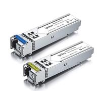 ipolex 1000Base-BIDI SFP Module, a Pair of 1.25G SFP Bidi SFP, Gigabit Single-Mode SFP Transceiver, 1550nm/1310nm, up to 3 km, for Cisco, Ubiquiti UniFi, Mikrotik, D/TP-Link, Netgear etc.