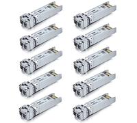 ipolex 10G SFP+ Multimode LC Transceiver, 10GBase-SR Mini GBIC Module Compatible with Cisco SFP-10G-SR, Ubiquiti UF-MM-10G, TP-Link TXM431-SR, Meraki, Netgear etc. (MMF, 850-nm, 300 meters) 10-Pack