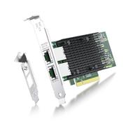 ipolex 10Gb Network Card, 2x RJ45 Port, 10GbE NIC Compare to Intel X540-T2, Support Windows Server/Windows/Linux/VMware (Not Support MAC)
