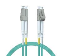 Ipolex 15m OM3 LC to LC Fiber Patch Cable, 10Gb Multimode, Duplex 50/125μm, LSZH, for MMF SFP/SFP+ Transceiver, Router, Switch, Server, Data Center Equipment