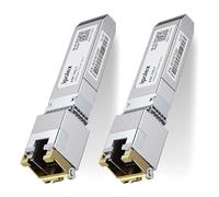 ipolex 2PCS 1.25/2.5/5/10Gb SFP+ RJ45 Copper Transceiver(CAT.6a, 80m) | 10GBase-T SFP+ Ethernet Module, Compatible for Cisco SFP-10G-T-80, Ubiquiti UniFi, Mikrotik, Netgear, D-Link etc.
