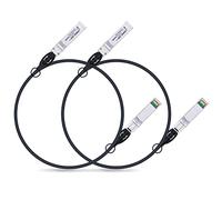 ipolex 2PCS 10Gb SFP+ DAC Cable, 1m/3.28ft Direct Attach Copper Passive Twinax Cable, Compatible for Cisco SFP-H10GB-CU1M, Ubiquiti UniFi UC-DAC-SFP+, Meraki, Mikrotik and Other Open Switches