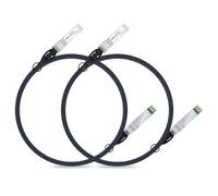 ipolex 2PCS 10Gb SFP+ DAC Cable, 2m/6.56ft Direct Attach Copper Passive Twinax Cable, Compatible for Cisco SFP-H10GB-CU2M, Ubiquiti UniFi UC-DAC-SFP+, Meraki, Mikrotik and Other Open Switches.