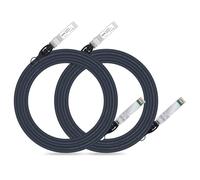 ipolex 2PCS 10Gb SFP+ DAC Cable, 5m/16.4ft Direct Attach Copper Passive Twinax Cable, Compatible for Cisco SFP-H10GB-CU5M, Ubiquiti UniFi UC-DAC-SFP+, Meraki, Mikrotik and Other Open Switches
