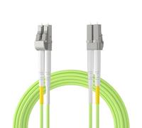 Ipolex LC to LC Fiber Patch Cable, 2m, OM5, 40/100Gb, Duplex, 50/125μm, LSZH, for MMF SFP/SFP+ Transceiver, Compatible with Network Switch, Router, Server
