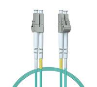 ipolex LC to LC Fiber Patch Cable Multimode, 10Gb OM3 Fiber Optic Cable, Duplex 50/125μm Fiber Optic Internet Cable, LSZH Fiber Optic Jumper for MMF SFP/SFP+ Transceiver, 3-m, 1-Pack.