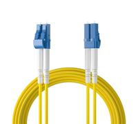 ipolex LC to LC Fiber Patch Cable Single Mode, 1G/10GB OS2 Fiber Optic Cable, Duplex 9/125μm Fiber Optic Internet Cable, LSZH Fiber Optic Jumper for SMF SFP/SFP+ Transceiver, 2-meter, 2-Pack.