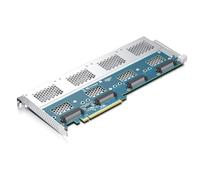 ipolex Quad U.2 to PCIe Adapter, U.2 SFF-8639 Adapter without PCIe bifurcation function, Compatible with Win8/10/11 Linux