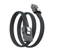 ipolex SFF-8087 to SFF-8087 6G Internal Mini SAS Cable, Compatible with PCI Express Controller or RAID, 100-Ohm, 0.5-m(1.6ft)
