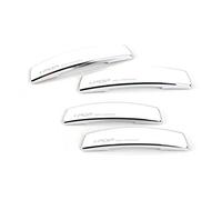 IPOP Car Slim Door Edge Guards Bumper Protector Guard Chrome Vehicle 4pcs (White)