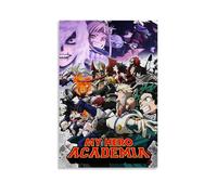 IPOPSWMIN My Hero Poster Academia Comic MHA Anime Music Posters for Room Aesthetic Canvas Wall Art Bedroom Decor12x18inch(30x45cm)