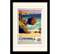 iPosters National Railway Museum Cornwall (5) 30 x 40cm Memorabilia, MDF, Multi Coloured