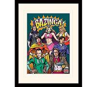 iPosters The Big Bang Theory (Superheroes 30x40 cm Mounted & Framed