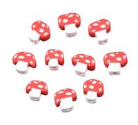 Ipotkitt 1000pcs Handmade Polymer Clay Mushroom Beads Forest Food Spacer Beads for DIY Jewellery Bracelet Necklace Earrings Keychains Purse Crafts Bulk