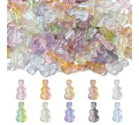 Ipotkitt 100pcs Handmade Lampwork Violin Beads Bulk for Bracelets