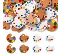 Ipotkitt Resin Jewelry Making Charms Fruit Butterfly Fried Chicken Chocolate Charms with Loop for DIY Crafts Bracelet Necklace Earrings