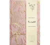 ipoul Floral Journal for women, Hardcover Notebook, A5, 6x8, Ruled Pages, Lay Flat, Pretty, Lily Flower, Pink, Cute, Writing Notebook, Personalised Journal