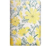 ipoul Floral Notebook, Journal for women, A5, Hardcover, 6x8, Ruled Pages, Lay Flat, Pretty, Daisy Notebook, Yellow, Reading Journal, Writing Notebook, Personal Journal