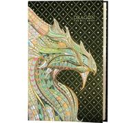 ipoul Gilded Dragon Notebook, Elegant Hardcover Journal, Dragon Gifts for Women, B6, 5"x7", Fantasy Journal as Personal Diary, Reading Journal, Reflection Journal, Travel Journal.