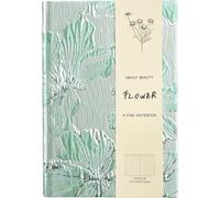 ipoul Hardcover Notebook, Lay Flat, A5, 6x8, Wide Ruled Pages, Writing Journal for Women, Pretty Notebook, Gratitude Journal, Lily Gifts, Green